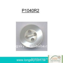 (st#P1040R2-4HS) imitation shell polyester resin round shirt button